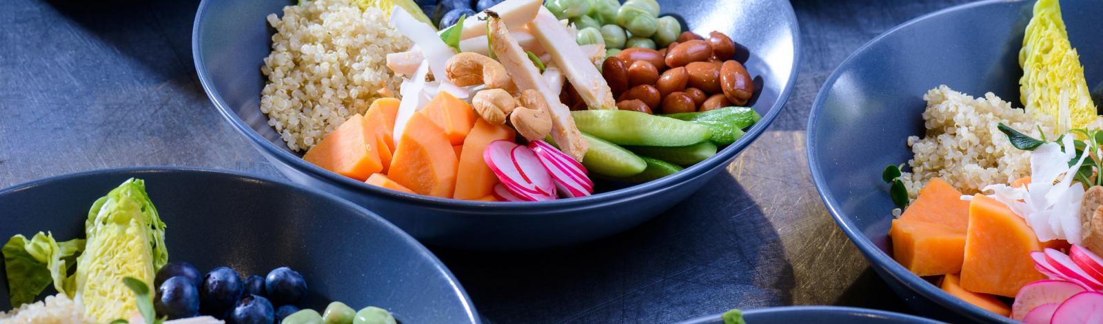 Buddha Bowl: Blueberry bean bowl