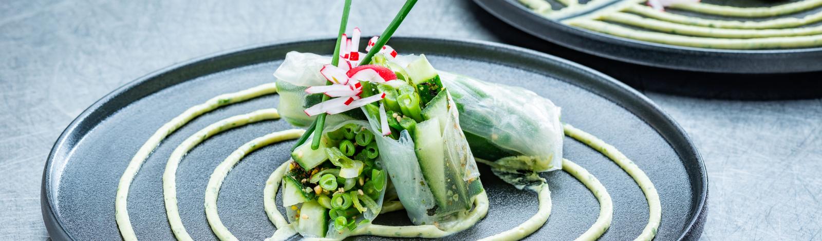 Guilty groenten: Cucumber springrolls