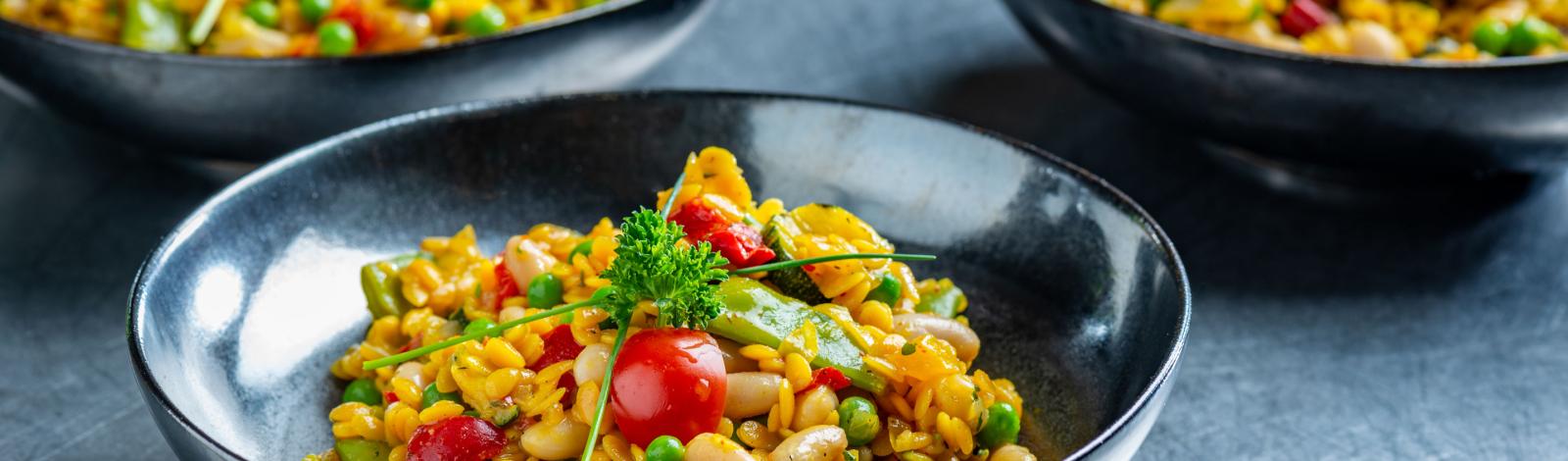 24/7 groenten: Paella españa with pépites