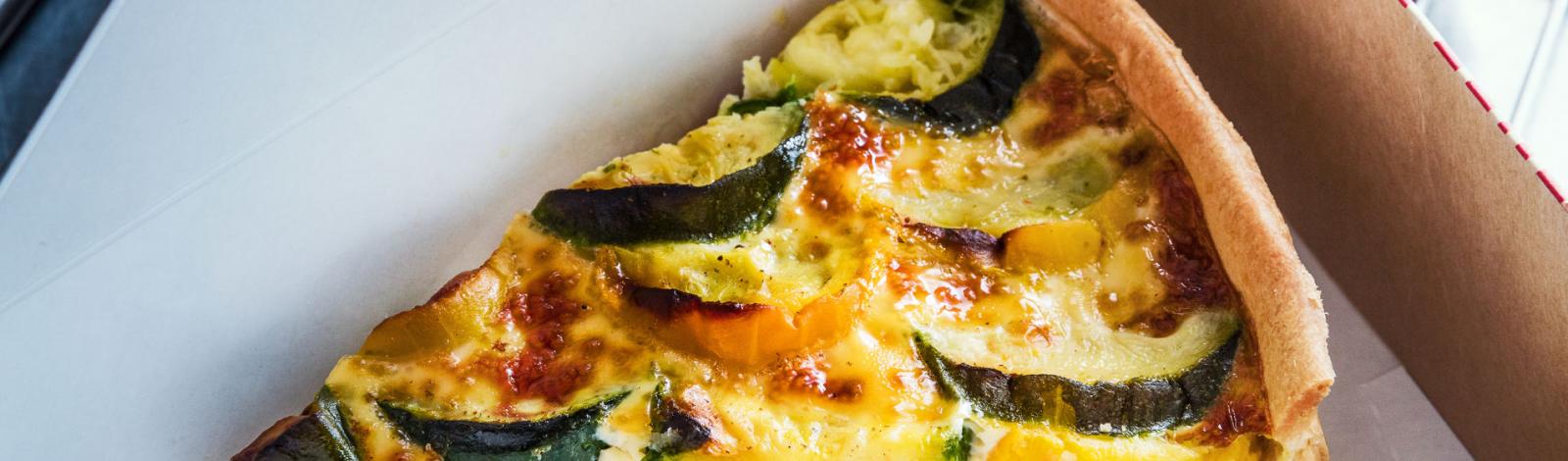 Quiche duo de courgettes et saumon Quiche duo de courgettes et saumon