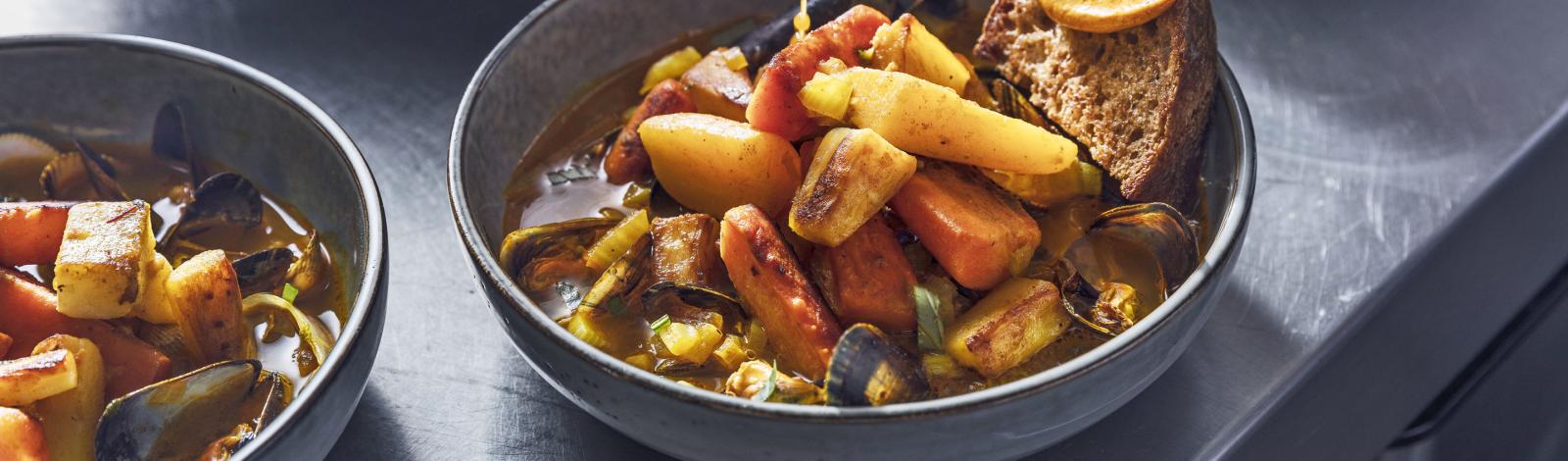 Légumes d’antan façon bouillabaisse Légumes d’antan façon bouillabaisse