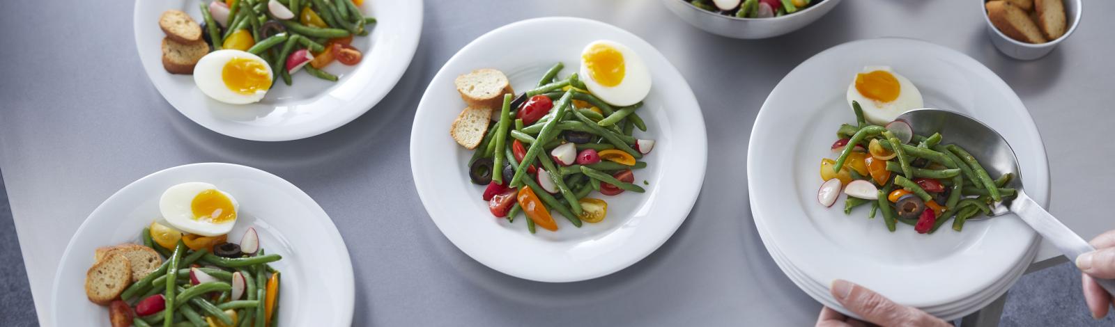 Salade de haricots verts façon bistronomique Salade de haricots verts façon bistronomique
